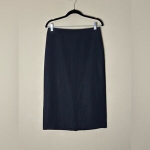 NWOT EILEEN FISHER LONG PENCIL SKIRT BLACK XS